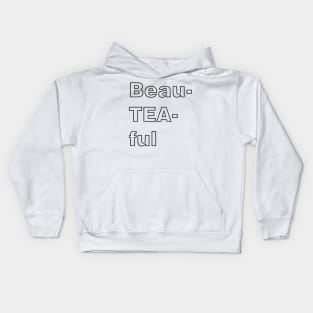 Beauteaful green tea Kids Hoodie